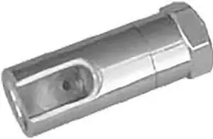 AMERICAN FORGE & FOUNDRY 8034 Grease Coupler, Right Angle, 1/8 in NPT Threads,