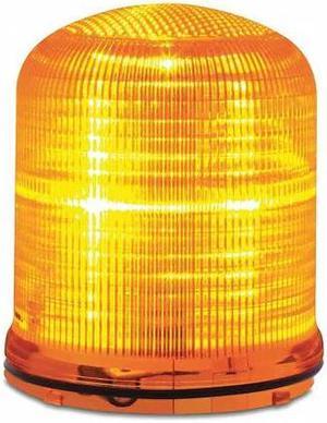 FEDERAL SIGNAL SLM200A Beacon Warning Light,Amber,LED