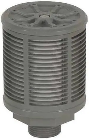 DAYTON 22A609 Pump Muffler,40 Micron,1 In NPT In.