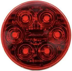 MAXXIMA M42358RDF-MH LED Red 4" Round Stop/Tail/Turn
