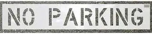 C.H. HANSON 70001 Stencil,No Parking,12 x 54 In.