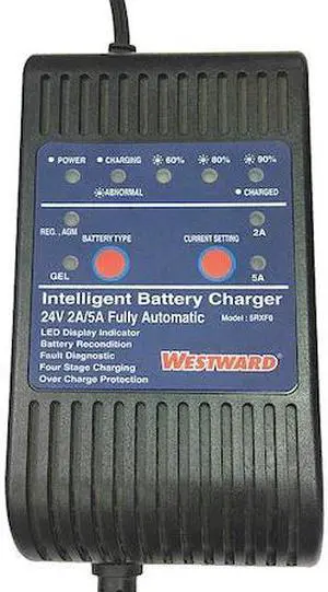 WESTWARD 5RXF0 Electronic Switching Chrgr,Ext Charging