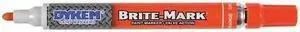 DYKEM 84005 Paint Marker, Medium Tip, Orange Color Family, Paint