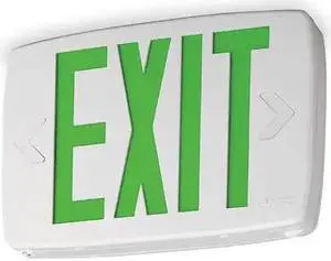 LITHONIA LIGHTING LQM S W 3 G 120/277 M6 Quantum Series Thermoplastic LED Exit