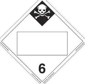 LABELMASTER ZVP29 Inhalation Hazard Placard,PK25