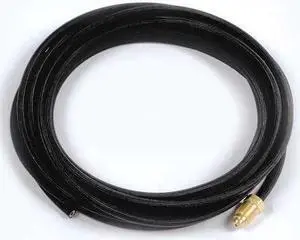 MILLER ELECTRIC 41V32R Water Hose,Braided Rubber,25 Ft (7.6m)