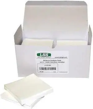 LABEXACT 45FG80 Moisture Analyzer Pad,4 in. L,PK400