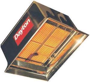 DAYTON 3E133 Commercial Infrared Heater, NG, 60,000 BtuH Input, 22 1/2 in H x
