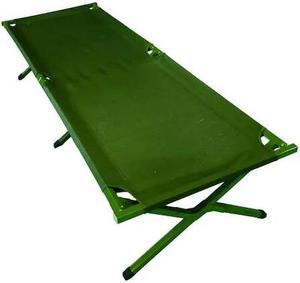ZORO SELECT 3PAH3 Fold Up Cot,Green,225 lb. Capacity