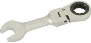 DYNAMIC D076218 Tools 9/16" Stubby Flex Head Ratcheting Wrench