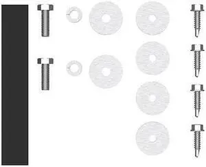 UWS UTV-59YV UTV Tool Box Hardware,UTV-59YV