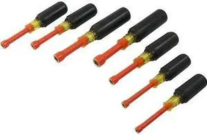 GRAY TOOLS CHS7A-I 7 Piece SAE Nut Driver Set, 1000V Insulated