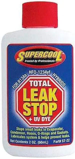 SUPERCOOL ST22 A/C Leak Stop Metal, 2oz.
