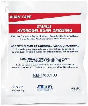 BURNAID 3061 Burn Dressing, Sterile, White