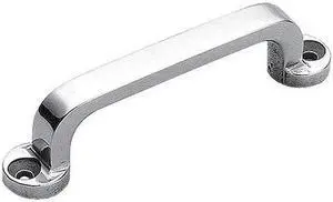 SUGATSUNE FT-65 Pull Handle, 2-1/4 In. H, Polished, Unthr. Through Holes