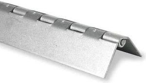 ZORO SELECT 2ZFE4 1 1/2 in W x 72 in H Steel Continuous Hinge