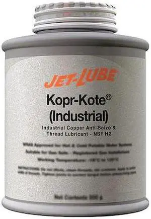 JET-LUBE 10055 Anti Seize Compound,4 oz,Brush Top Can
