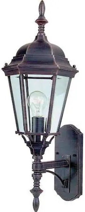 MAXIM 65103RP Westlake LED E26 1-Light 9.5" Wide Rust Patina Outdoor Wall Sconce