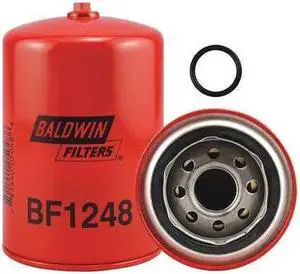 BALDWIN FILTERS BF1248 Fuel Filter,5-5/8 x 3-25/32 x 5-5/8 In