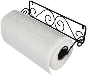 BLUE DONUTS BD3931158 Blue Donuts Wall Mounted Black Paper Towel Holder