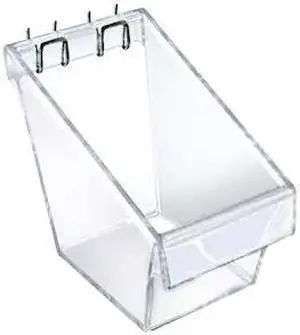 AZAR DISPLAYS 556119 4"W x 4.25"D x 4.5"H Mini Display Bucket, PK4