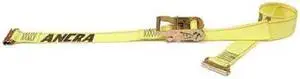 ANCRA 48672-13-GRA Logistic Ratchet Strap,12ft x 2In,1000lb