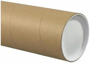 PARTNERS BRAND P5060KHD Jumbo Mailing Tubes, 5" x 60", Kraft, PK15