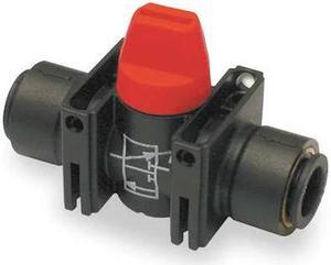 LEGRIS 7913 56 00 1/4" Push Glass-Fill Nylon Mini Ball Valve Inline