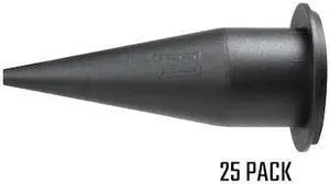 JES INNOVATIONS SD-BCNOZZLE-25PK Cone Nozzle for Sausage and Bulk Caulk Guns,