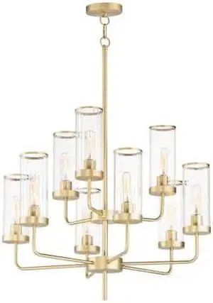 MAXIM 11479CRSBR Crosby 9-Light Chandelier