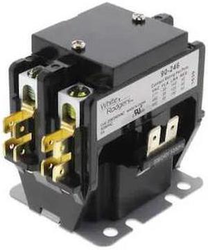 WHITE-RODGERS 90-246 Contactor,2 Pole, 208/240VAC, 30 Amps