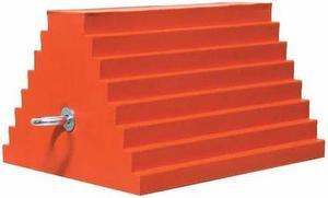 CHECKERS UCTS003 Wheel Chock,11" D,7" H,9" W,Orange