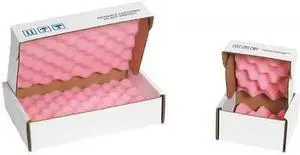 PARTNERS BRAND FSA24242 Anti-Static Foam Shippers, 24" x 24" x 2 3/4",