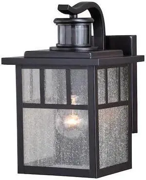 VAXCEL T0437 Mission Dualux 7-in. Outdoor Motion Sensor Wall Light