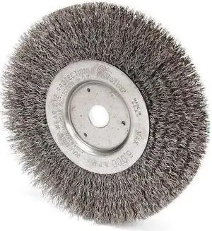 WEILER 93112 Crimped Wire Wheel Wire Brush, Threaded Arbor