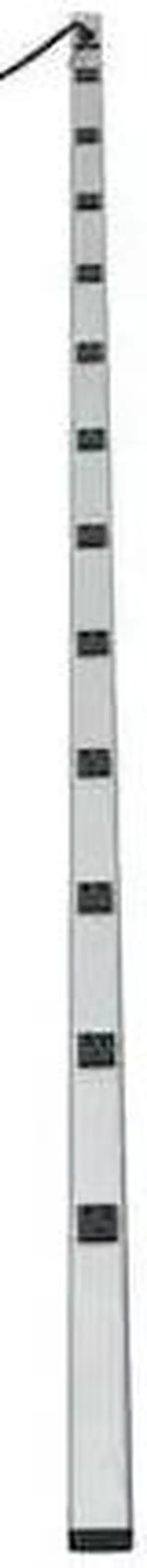 POWER FIRST 52NY35 Outlet Strip,15 ft.,12 Outlets,Aluminum
