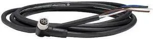 TELEMECANIQUE SENSORS XZCP1041L2 Cordset,6.56 ft.,Black,250VAC/300VDC