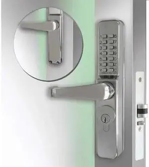 CODELOCKS CL460-SS Mechanical Lockset,Stainless Steel,Lever