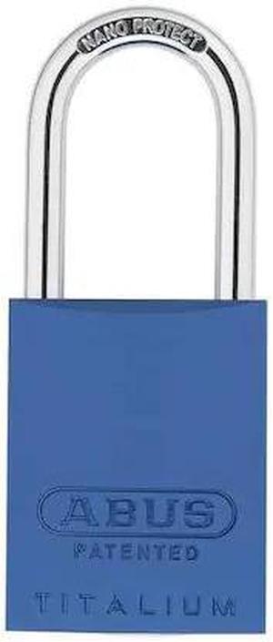 ABUS 83AL/40 (300) KA Blue Padlock, Keyed Alike, Long Shackle, Rectangular