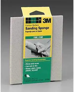 3M 70070730513 Contour Sanding Sponge,Fine,PK250 3M 70070730513 Contour Sanding Sponge,Fine,PK250