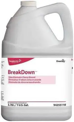 DIVERSEY 94355110 Liquid Deodorizer,Size 1 gal.,Red