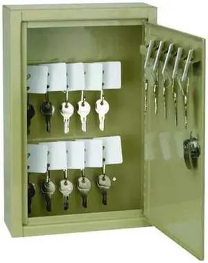 ZORO SELECT 2NET1 Key Control Cabinet, Steel, Beige, 30 Key Capacity