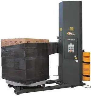 PARTNERS BRAND MSF2080BLK Blown Mach Stretch Film,20x80Gx5000ft, 20" W x 5000'