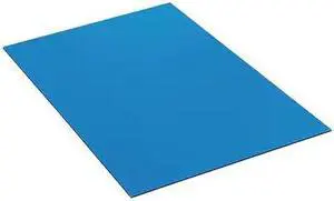 PARTNERS BRAND PCS4048BL Plastic Corrugated Sheets, 40" x 48", Blue, 10/Bundle