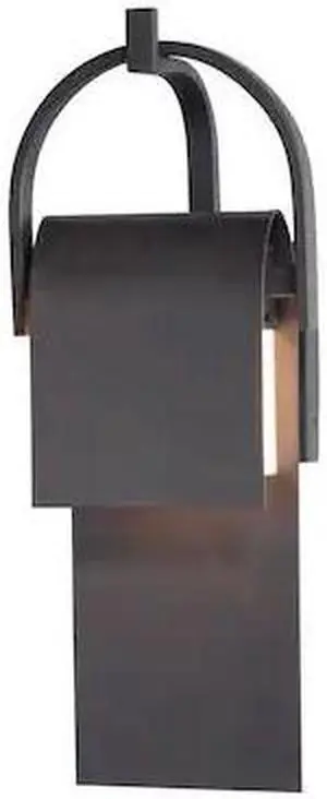 MAXIM 55595RF Laredo 1-Light 8" Wide Rustic Forge Outdoor Wall Sconce