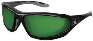 MCR SAFETY RP2120 Reaper RP2, Welding Safety Glasses Anti-Scratch, Green W1.7