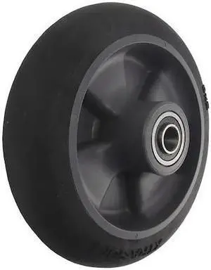 ZORO SELECT 16V337 Caster Wheel,TPR,8 in.,250 lb.