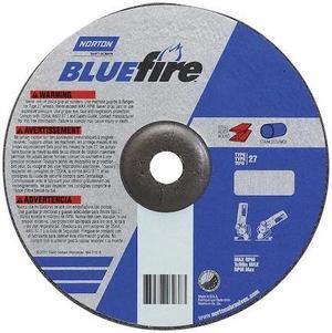 NORTON ABRASIVES 66252843218 Depressed Center Grinding Wheel, Type 27, 5 in