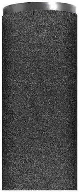 PARTNERS BRAND MAT345CH Economy Carpet Mat, 0.31" Thick, Charcoal, 3 ft W x 10
