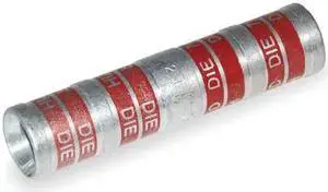 ABB 60542 Crimp Wire Connector, 3/0 AWG Max, Ruby, None Insulation, 35 kV